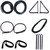 1980-1986 Ford Truck Door Seal Window Sweeps Channel Kit for F-100, F-150, F-350 - Protect Your Ride from the Elements
