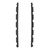Window Sweeps Felt Kit for 88-02 Chevy/GMC Front Outer Left & Right Hand Pair - High Quality Replacement Weatherstrip Seal