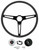 Steering Wheel Kit for 1967-1968 Chevy Chevelle, Corvair El Camino Black 3-Spoke