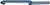 Dash Pad for 64 GTO LeMans, Tempest Original Foam Molded-Vinyl Wrapped Dark Blue