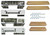 Armrest Kits for 65-67 Buick Chevrolet Oldsmobile Pontiac A-Body Front/Rear Aqua