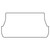 Trunk Rubber Floor Mat Cover for 1961-1963 Pontiac Y-Body, Smooth Rubber, Protects Trunk from Spills, Mud, Snow, and Debris.