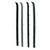 Window Sweeps Felt Kit Belt Line Weatherstrip for 1973-1980 GM Chevrolet C10 K10 Truck - Left & Right Hand Set of 4 Pieces