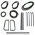 1955-59 GM Truck Door Seal Window Sweeps Channel Kit for Chevrolet/GMC - Protect Your Ride with Precision Quality & Warranty