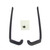 Weatherstrip Seal Pair for 1955-57 Chevrolet Bel Air, Left & Right, EPDM Rubber, Easy Installation, Quieter Ride