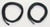 Weatherstrip Seal Kit for 1947-1949 Chevy Truck, Left & Right Hand 2pc. EPDM Rubber, Easy Installation, Quieter Ride