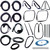 Door Seal Window Sweeps Channel Kit for 1976-1977 GM Vehicles - Protect Your Ride from the Elements with Weatherstrip Kit