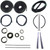 Door Seal Window Sweeps Channel Kit for 1949-1950 Chevy/GMC Truck, Chrome Style, Front & Rear, Left & Right, Upper & Lower