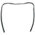 Windshield Molding Trim for 1988-1991 Honda Civic Hatchback 2-Door, Black Rubber, Premium Quality, Lifetime Warranty.
