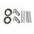 Door Seal Window Sweeps Channel Kit, Left and Right 10pc for 1973-1980 Chevy/GMC