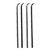 Window Sweeps Felt Kit for 1983-1992 Ford Ranger/Bronco II Front Left & Right Hand - 4pc Weatherstrip Set