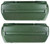 Armrest Bases for 1968-1972 GM A Body Plastic Injection-Molded Front Tan