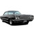 Headliner for 1965-1966 Dodge Polara Monaco Hardtop 2-DR Vinyl Front Rear