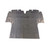 Trunk Floor Mat Cover for 1963 Dodge Polara Hardtop, Gray Herringbone Vinyl, US-Made, OEM Quality, Front Area Protection.