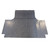 Trunk Mat Cover for 1967-68 Chrysler 300 Exc Convertible Vinyl Gray Herringbone