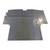 Trunk Mat Cover for 1970-1976 Plymouth Duster, Gray Herringbone Rubber, US-Made, Front Area Protection