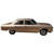 Headliner for 1965 Chevrolet Chevelle Sedan 4-Door Vinyl Front Rear 2 pcs