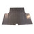 Trunk Floor Mat Cover for 1967-69 Dodge Dart 2DR Hardtop, Gray Herringbone Rubber Material, Front Area Protection.