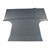 Trunk Floor Mat Cover for 1970 Plymouth Fury 2DR Hardtop, Gray Herringbone Rubber, US-made, OEM Quality, Front Area Cover.