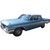 Headliner for 1961 Chevy Impala Hardtop 2-Door Vinyl Star Front Rear 2 pcs