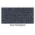 Trunk Mat for 68-69 Dodge Coronet Rubber 151/2" Center of trunk Gray Herringbone