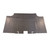 Trunk Mat for 68-69 Dodge Coronet Vinyl 111/2" Center of trunk Gray Herringbone