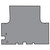 Trunk Floor Mat Cover for 66-67 Plymouth GTX Convertible, Gray Herringbone Rubber, OEM Quality, Front Area Protection.