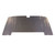 Trunk Floor Mat Cover for 1967-69 Plymouth Cuda Fastback, Gray Herringbone Vinyl, US-made, OEM Quality.