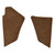 Carpet for 1988-1999 GMC K1500 Kick Panel Inserts without Cardboard