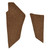 Carpet for 1988-1998 GMC C2500 Reg Cab Inserts without Cardboard Kick Panel