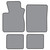 Floor Mats for 2004 Ford F-150 Heritage Ext Cab (FM51F FM18R) Cutpile 4Pc