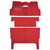 Carpet for 1956 Chevrolet One-Fifty Series 2DR Wagon Bucket Seat Pass Area