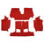 Interior Carpet for 1994-1996 Chevrolet Corvette Convertible Rear Area - Molded Style, US-made Automotive-grade Material