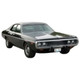 Headliner Insulation for 1971-74 Dodge Coronet Sedan Hardtop 2DR Gray Front Rear