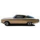 Headliner Insulation for 1964-66 Plymouth Barracuda Hardtop 2DR Gray Front Rear