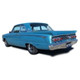 Package Tray Insulation for 1962 Mercury Comet Sedan 2-DR Gray Rear 1 piece