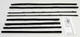 Door Window Belt Weatherstrip for 1965-1965 Chevrolet Chevelle 8 Piece Front