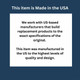 Window Seal for Universal Applications 1 Piece Rear EDMP Rubber LP 30-T