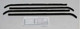 Door Window Belt Weatherstrip for 1964-1966 Chevrolet C10 Pickup 4 Piece 