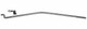Door Lock Rod for 1964-1967 Buick, Chevrolet, Oldsmobile, Pontiac A-Body Right