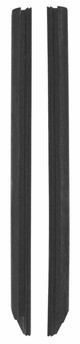 Quarter Window Vertical Weatherstrip for 1966-1967 Chevelle w/Steel Insert Pair