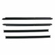 Door Window Belt Weatherstrip for 2007-2018 Jeep Wrangler 4 Piece Front