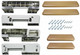 Armrest Kits for 1965-67 Buick Chevy Oldsmobile Pontiac A-Body Front/Rear Saddle