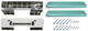 Armrest Kit for 1965-1967 Buick Chevrolet Oldsmobile Pontiac A-Body Front Aqua