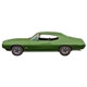 Headliner for 1968 Pontiac GTO Hardtop 2-Door Vinyl Front Rear 2 pieces