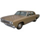 Headliner Tier Vinyl for 1966-1967 Chevrolet Chevelle Hardtop 2 Door