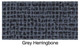 Trunk Floor Mat for 67 Plymouth Fury III Convertible Gray Herringbone Rubber
