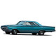 Headliner for 1965-66 Mercury Montclair Monterey Hardtop 2DR Front Rear