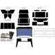 1936-1938 Dodge Truck 2nd Series Interior Kit (ABS Plastic)