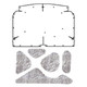 Hood Insulation Pad Heat Shield for 1971-1977 Chevrolet Vega Under Cover Smooth